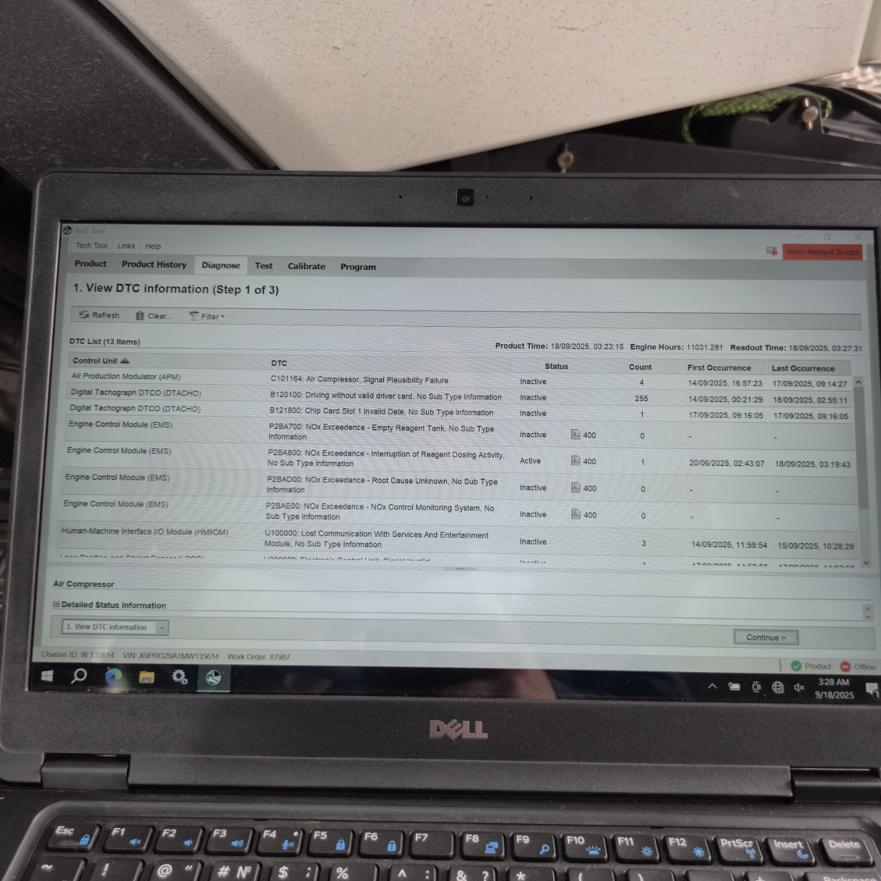 ФАЙЛ ПРОШИВКИ SCR OFF VOLVO FH D13K460 EU VI 24362658P01, 24443982P01, 23310613P03, 24362653P01 2